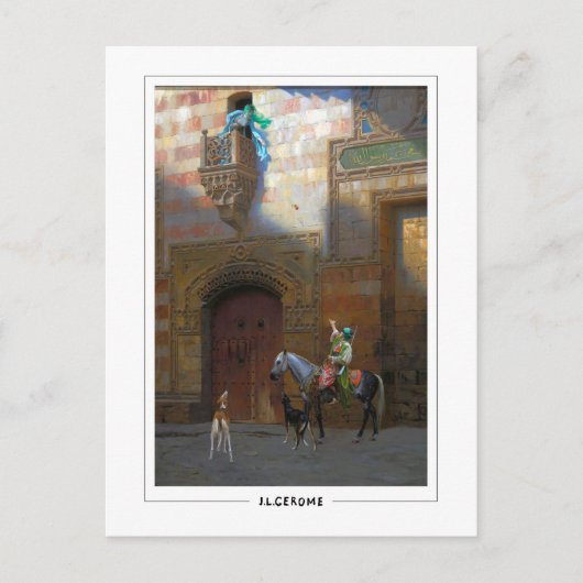 ジャン=レオンジェローム#186 -ファインアートポストカード ポストカード (正面)