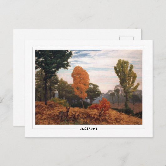 ジャン=レオンジェローム#245 -ファインアートポストカード ポストカード (正面/裏面)