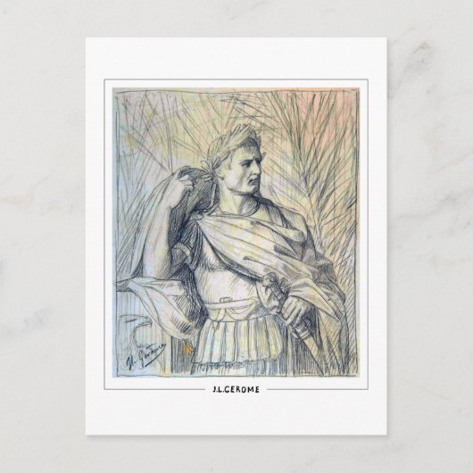 ジャン=レオンジェローム#252 -ファインアートポストカード ポストカード (正面)