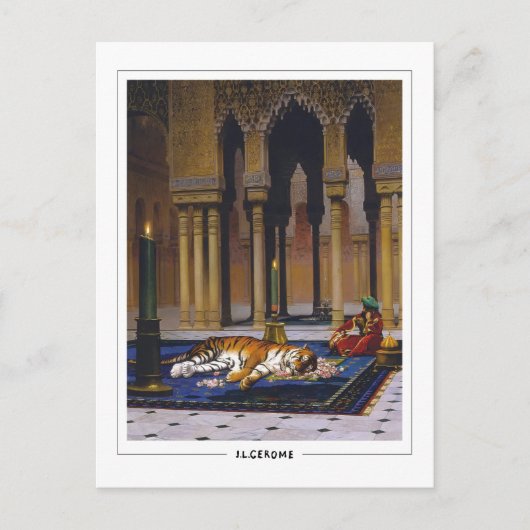 ジャン=レオンジェローム#28 -ファインアートポストカード ポストカード (正面)