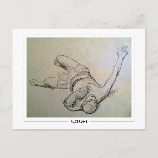ジャン=レオンジェローム#307 -ファインアートポストカード ポストカード (正面)