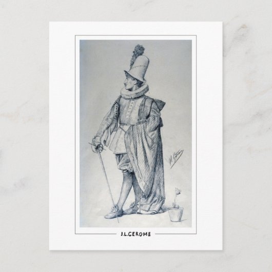 ジャン=レオンジェローム#41 -ファインアートポストカード ポストカード (正面)