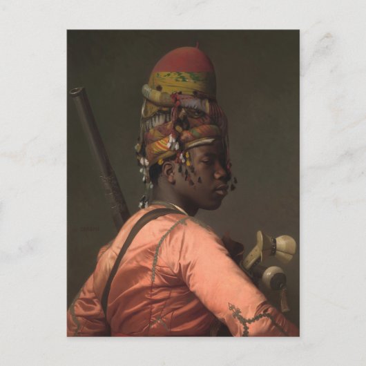 ジャン=レオン・ジェローム黒橋バズーク1869年頃 ポストカード (正面)