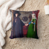 ジャン·ヴァン·エイク·アルノルフィニポートレート クッション (ブランケット)