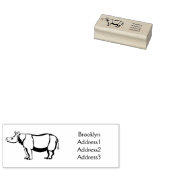 ジャヴァンライノセロス漫画イラストレーション ラバースタンプ (押印)