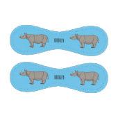 ジャヴァンライノセロス漫画イラストレーション 野球ボール (パネル)