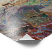 ジャヴェアと白いボートのホアキン・ソロラ岩 フォトプリント            (角)