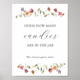 ジャーに入っている数を当てて！シャワーゲームポスター ポスター