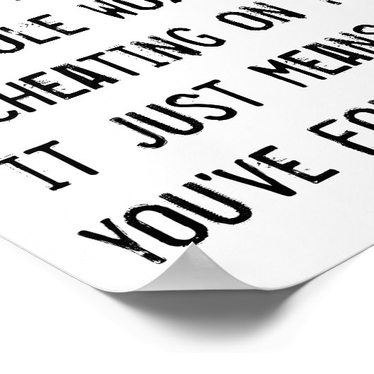 ジャークが見つかった!引用文ポスターの知恵 ポスター (角)