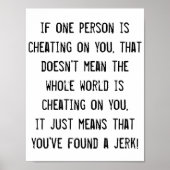 ジャークが見つかった!引用文ポスターの知恵 ポスター (正面)