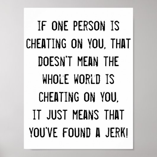 ジャークが見つかった!引用文ポスターの知恵 ポスター (正面)