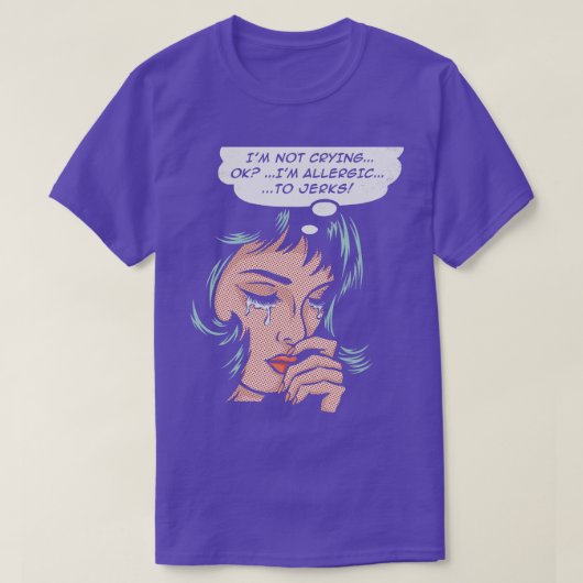 ジャークアレルギーである Tシャツ (デザイン正面)