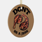 ジャークジャマイカジャークジャークチキンレッググルメ セラミックオーナメント (右)