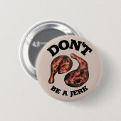 ジャークジャマイカジャークジャークチキンレッググルメ 缶バッジ (正面&裏面)