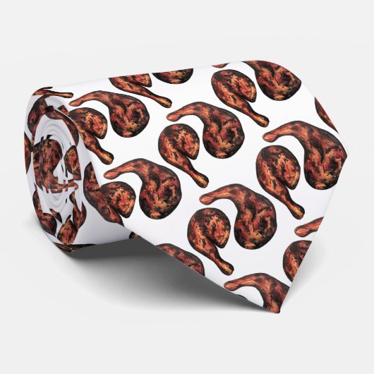 ジャークチキンカリブのウェストインディアンジャマイカフード ネクタイ (ロール)