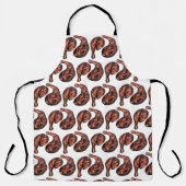 ジャークチキンレッグジャマイカカリブのフードキュイジーヌ エプロン (正面)