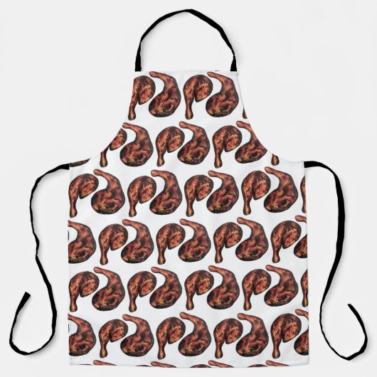 ジャークチキンレッグジャマイカカリブのフードキュイジーヌ エプロン (正面)