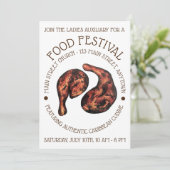 ジャークチキンレッグジャマイカカリブのフードフェスティバル 招待状 (スタンド正面)