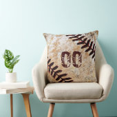 ジャークールジー·ナンバーまたはモノグラム野球枕 クッション (椅子)