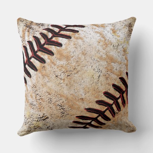 ジャークールジー·ナンバーまたはモノグラム野球枕 クッション (裏面)