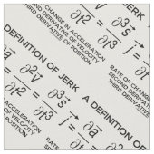 ジャーク物理方程式ユーモアのギーク ファブリック (クローズアップ)