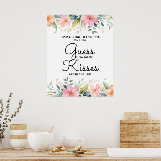 ジャーシャワーゲームに何回キスが入っている？ ポスター (キッチン)