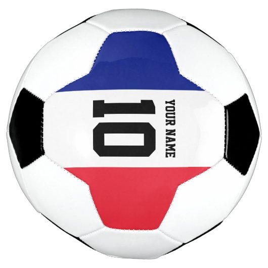 ジャージフランスのー番号付きサッカーカスタムボール サッカーボール (回転)