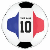 ジャージフランスのー番号付きサッカーカスタムボール サッカーボール (正面)