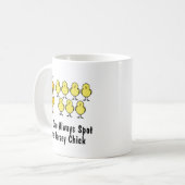 ジャージーのひよこ コーヒーマグカップ (正面左)