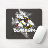 ジャージーのペンギンの落書きのマウスパッド マウスパッド (マウス)
