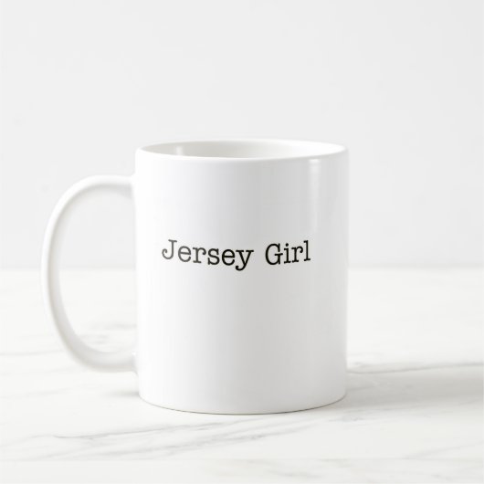 ジャージーの女の子のコーヒー・マグ コーヒーマグカップ (左)