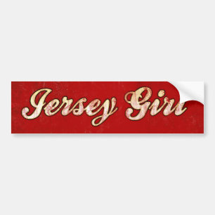 ジャージーの女の子 バンパーステッカー