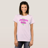 ジャージーの女の子(国家) Tシャツ (正面フル)