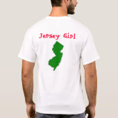 ジャージーの女の子 Tシャツ (裏面)