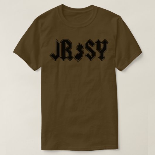 ジャージーの岩 Tシャツ (デザイン正面)