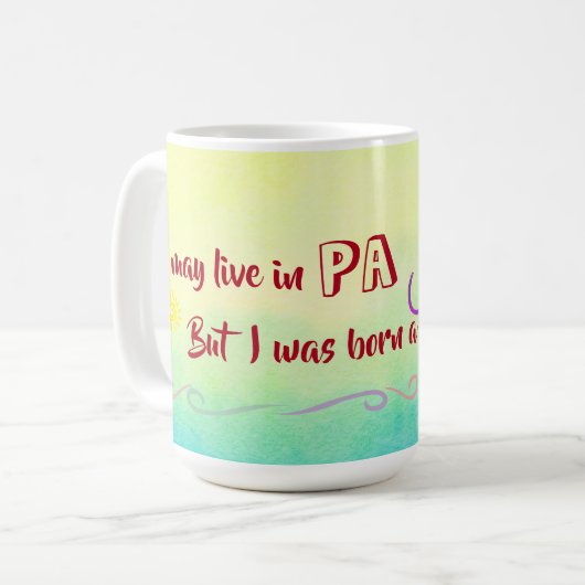 ジャージーの常の女の子一度及び コーヒーマグカップ (正面左)