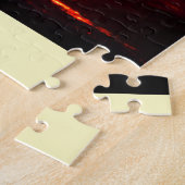 ジャージーの日没の灯台 ジグソーパズル (側面)