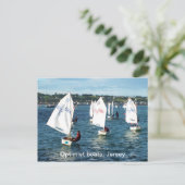 ジャージーの楽観主義者船 ポストカード (スタンド正面)