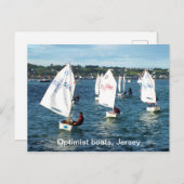 ジャージーの楽観主義者船 ポストカード (正面/裏面)