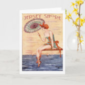 ジャージーの海岸 カード (黄色い花)