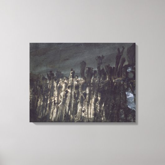 ジャージーの防波堤 キャンバスプリント (正面)