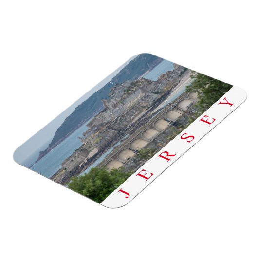 ジャージーエリザベスキャッスルアップクローズ冷蔵庫用マグネット マグネット (左側)