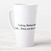 ジャージーガールマグ カフェラテマグ (左アングル)