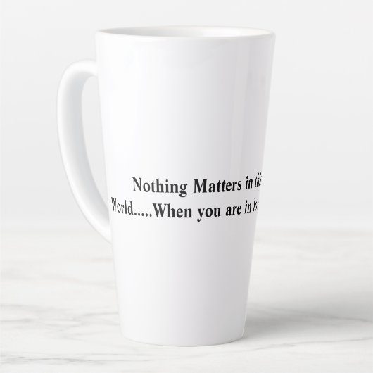 ジャージーガールマグ カフェラテマグ (左アングル)