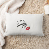 ジャージーガール装飾用クッション ランバークッション (ブランケット)