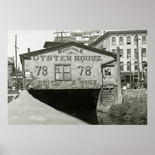 ジャージーシティオイスターハウス1900年 ポスター (正面)