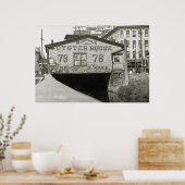 ジャージーシティオイスターハウス1900年 ポスター (キッチン)