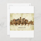 ジャージーシティニュージャージーシティスケープ シーズンポストカード (正面/裏面)