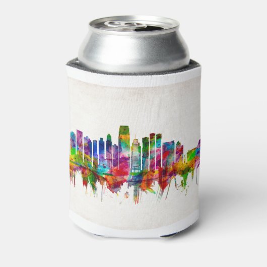 ジャージーシティニュージャージースカイライン 缶クーラー (缶裏面)