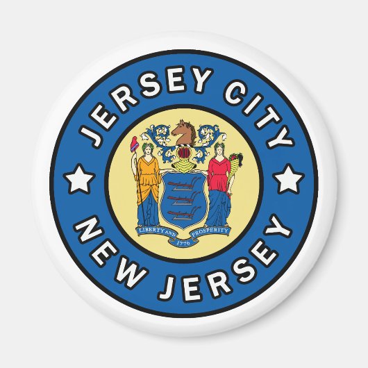 ジャージーシティニュージャージー マグネット (正面)
